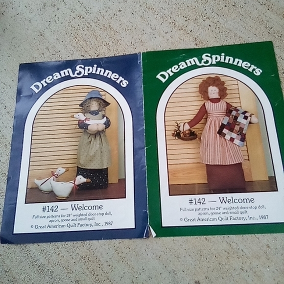 Dream Spinners Welcome Weighted Door Stop Doll Pattern - Picture 1 of 3